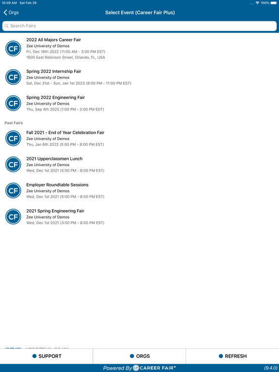 Career Fair Plus screenshot 8