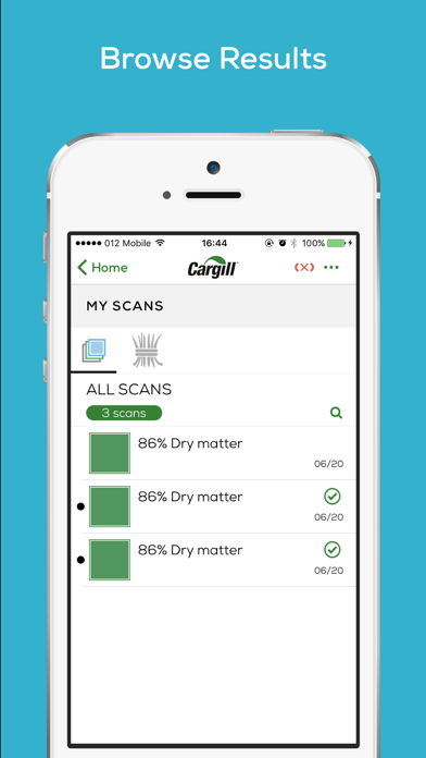 Cargill Reveal, utilizing SCiO screenshot 1