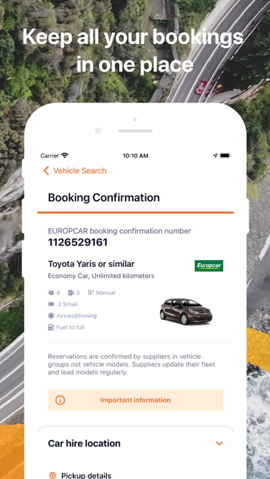 CarHire screenshot 1