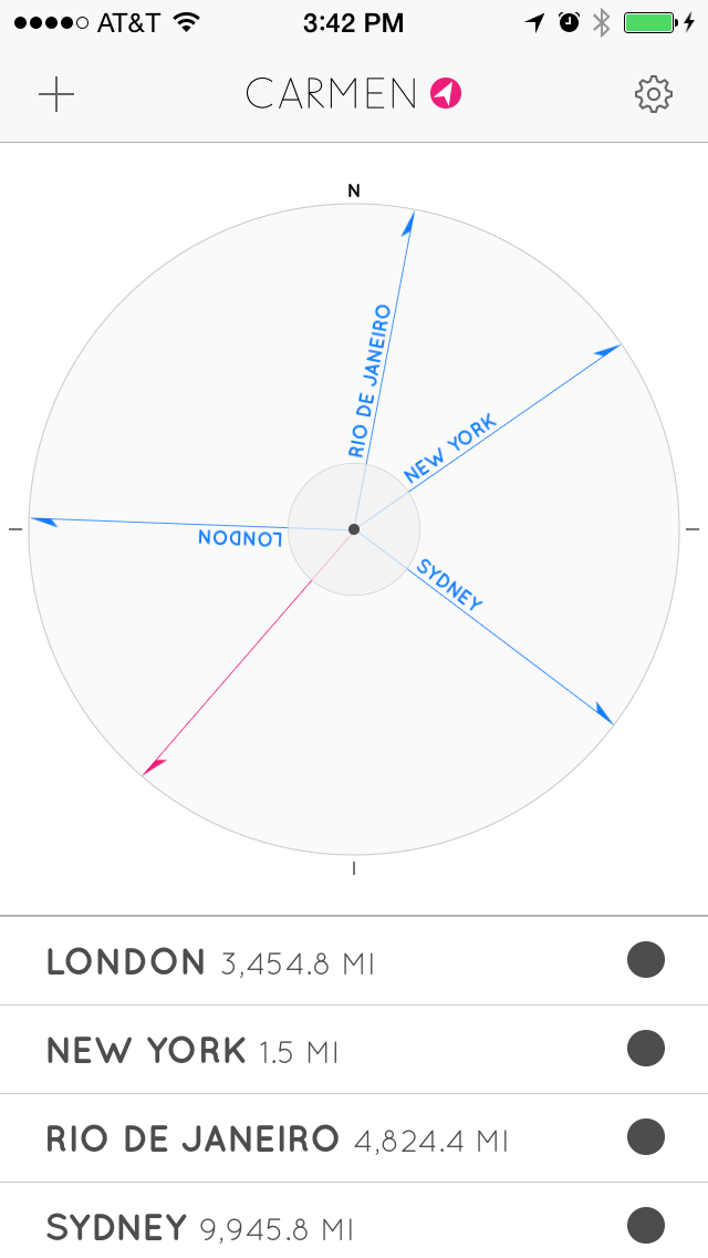 Carmen - A wayfinding app screenshot 2