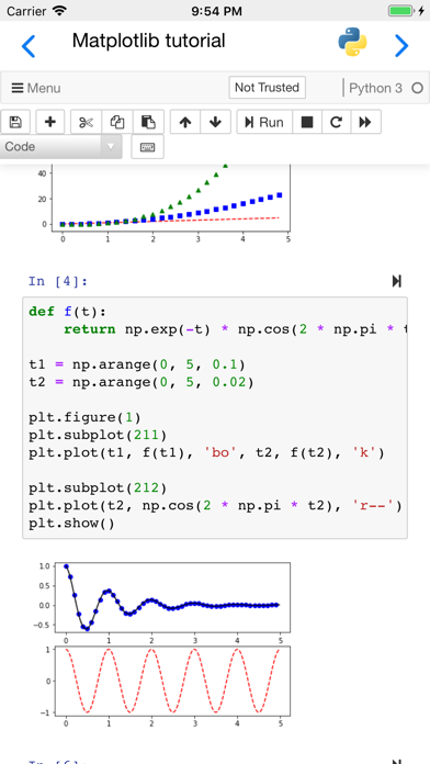 Carnets - Jupyter screenshot 2