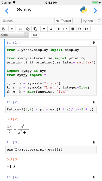 Carnets - Jupyter screenshot 4