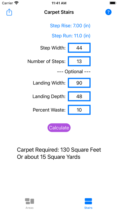 Carpet Measurement Calculator screenshot 3