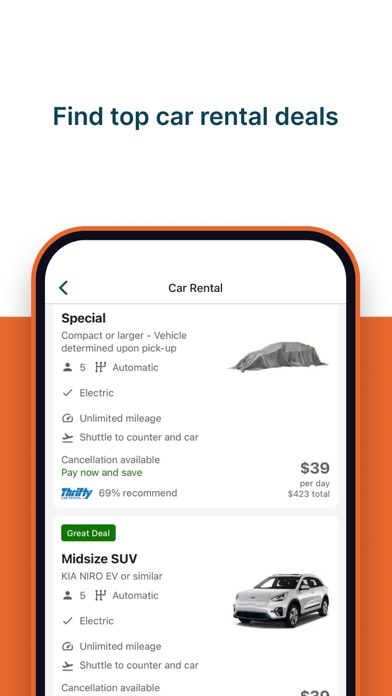 CarRentals.com: Rental Car App screenshot 1