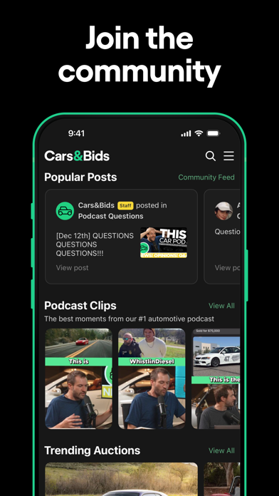 Cars & Bids Auctions screenshot 1