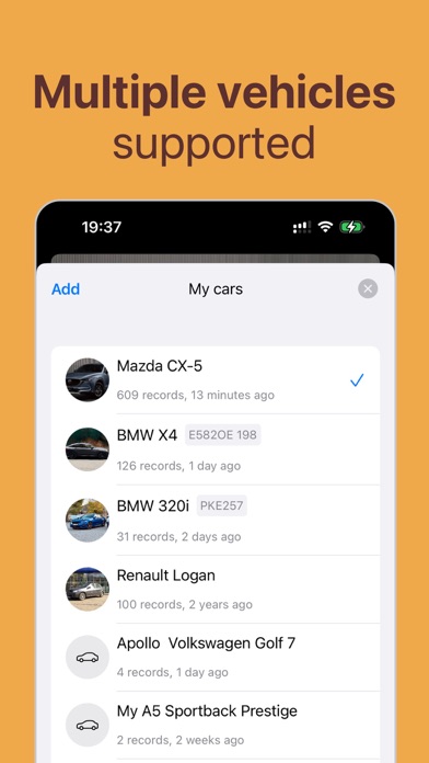 CarScope: Car Management & MPG screenshot 1