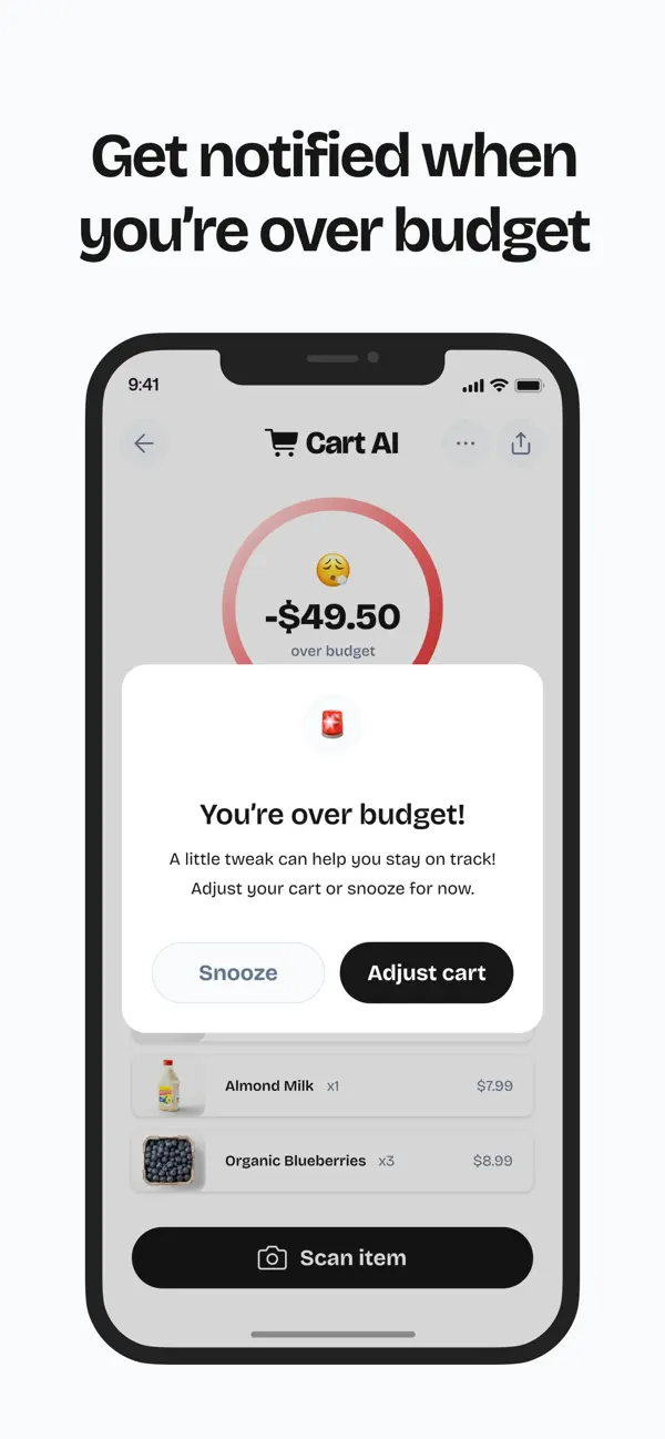 Cart AI: Smart Budget Tracker screenshot 4