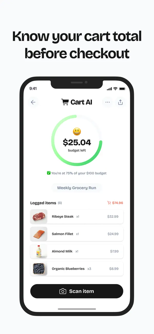 Cart AI: Smart Budget Tracker screenshot 6