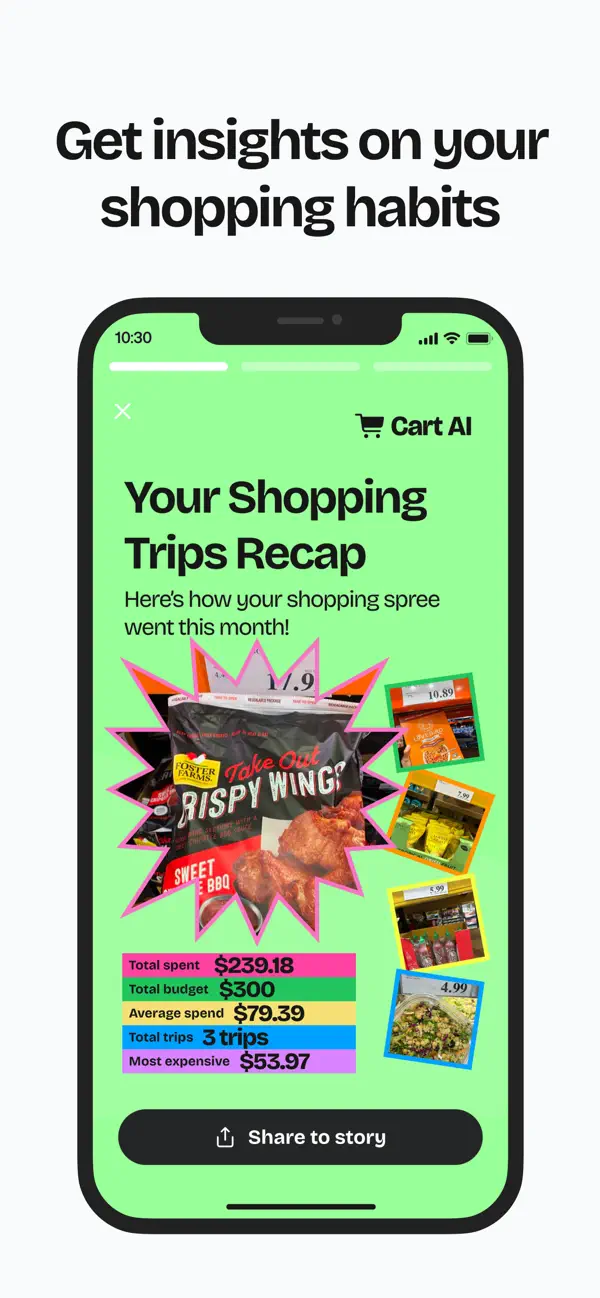 Cart AI: Smart Budget Tracker screenshot 1