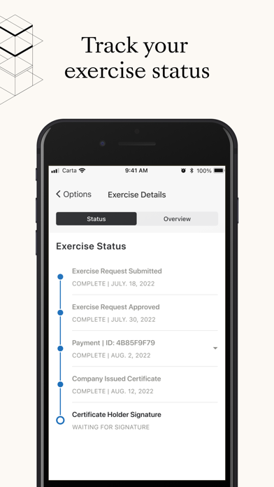 Carta - Manage Your Equity screenshot 1