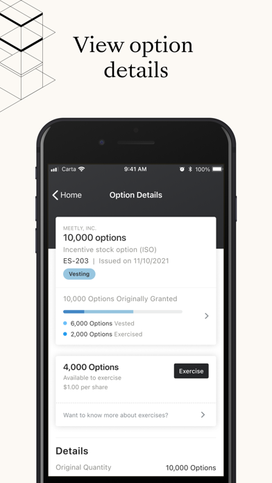 Carta - Manage Your Equity screenshot 3