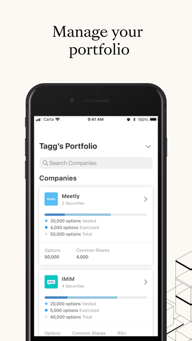 Carta - Manage Your Equity screenshot 5