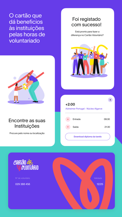 Cartao de Voluntário screenshot 1