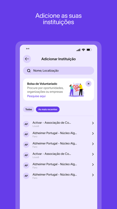 Cartao de Voluntário screenshot 2