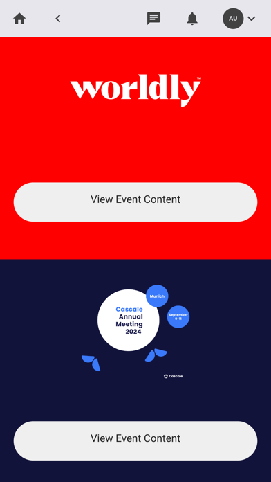Cascale & Worldly Events screenshot 2