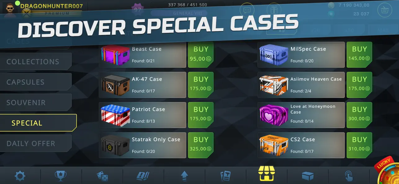 Case Chase Clicker: CSGO Skins screenshot 1