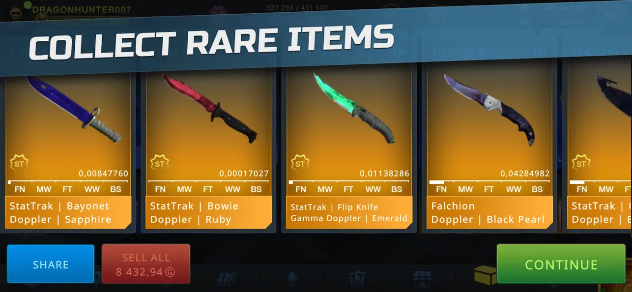 Case Chase Clicker: CSGO Skins screenshot 2