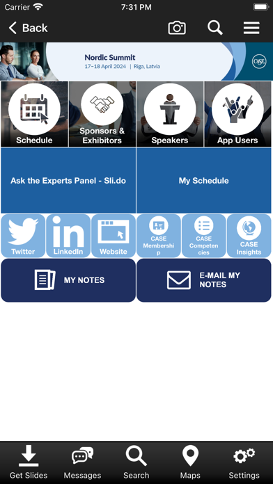 CASE Conference App screenshot 2