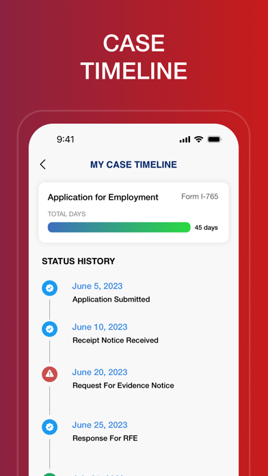 Case Tracker for USCIS Cases screenshot 1