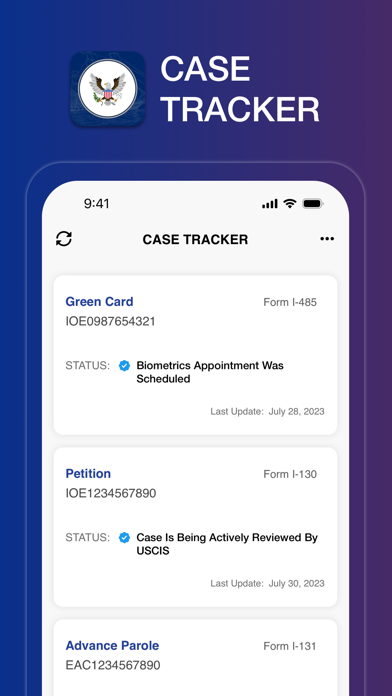 Case Tracker for USCIS Cases screenshot 3