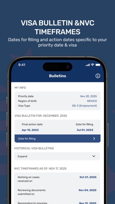 Case Tracker for USCIS & NVC screenshot 2