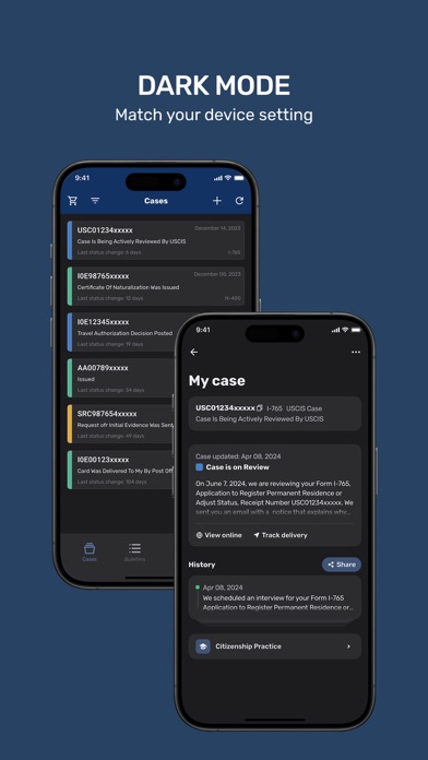 Case Tracker for USCIS & NVC screenshot 1