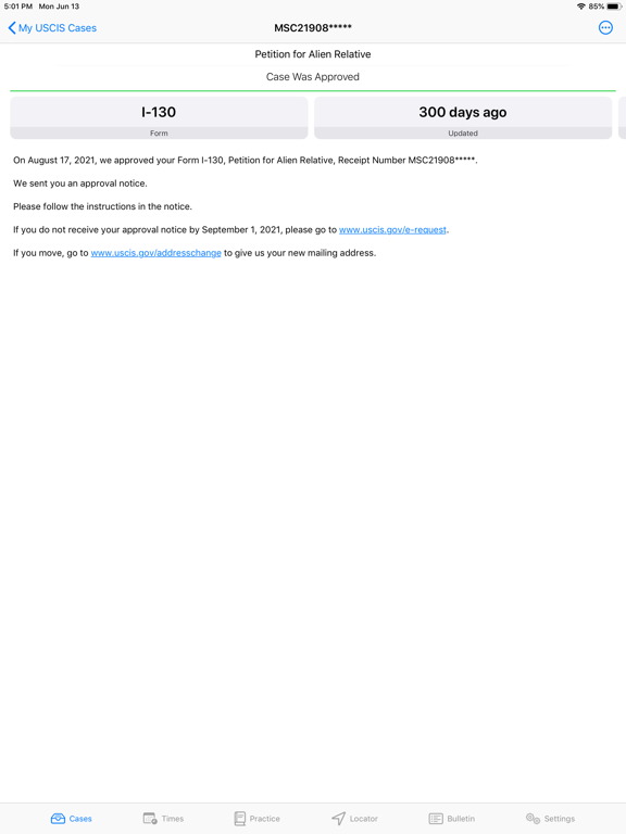 Case Tracker for USCIS Status screenshot 9
