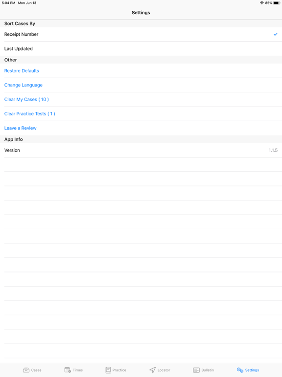 Case Tracker for USCIS Status screenshot 1