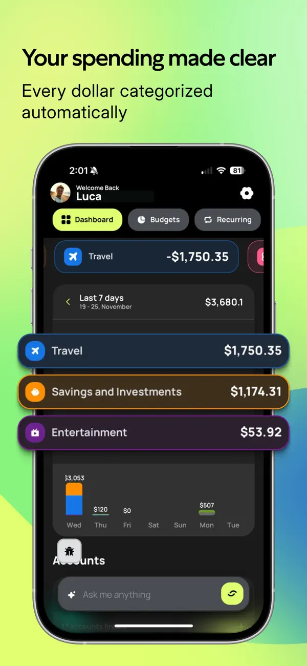 Cash Coach AI: Bill Tracker screenshot 1