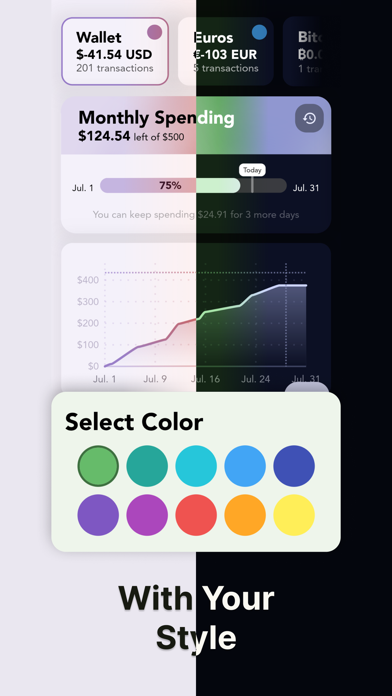 Cashew—Expense Budget Tracker screenshot 2