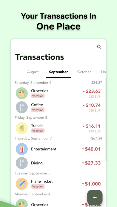 Cashew—Expense Budget Tracker screenshot 3