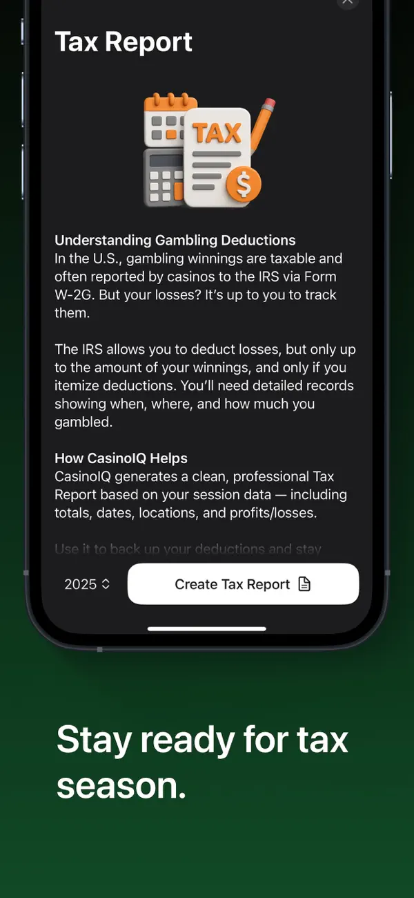 CasinoIQ: Gambling Tracker screenshot 2