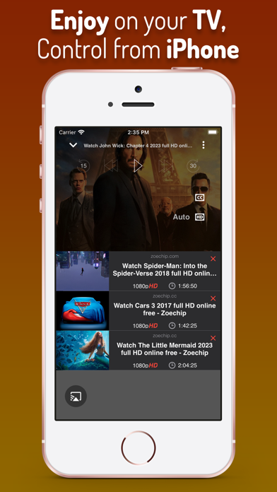 Cast Web Videos to TV - iWebTV screenshot 2
