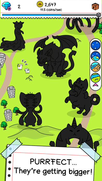 Cat Evolution: Kitty Fusion screenshot 2
