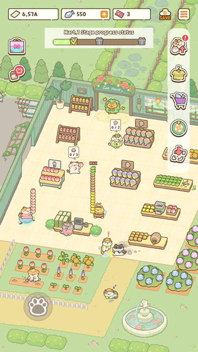 Cat Mart : Mini Market Tycoon screenshot 1