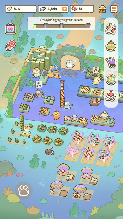 Cat Mart : Mini Market Tycoon screenshot 2