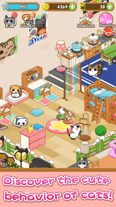 Cat Room - Cute Cat Games screenshot 4