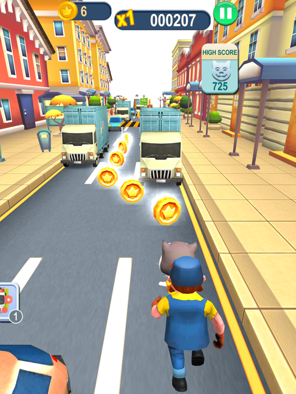 Cat Surfers: Kitty Gold Run screenshot 1