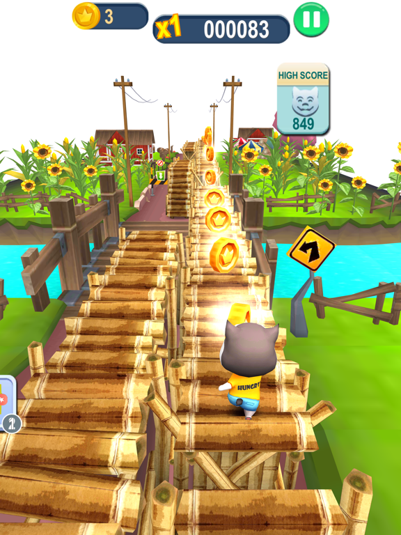 Cat Surfers: Kitty Gold Run screenshot 3