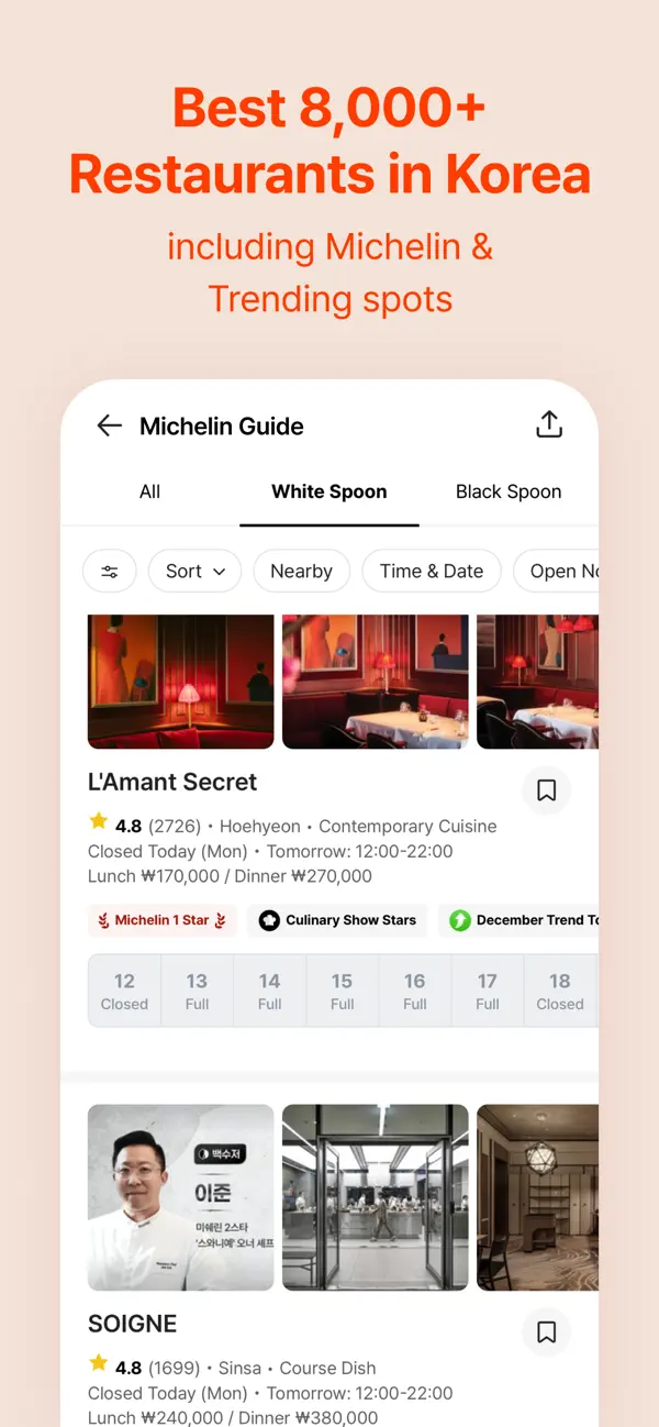 CATCH TABLE: Book Restaurants screenshot 5