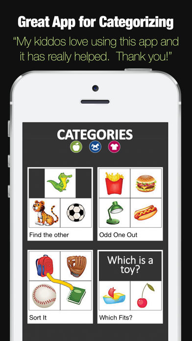 Categories - Categorization Skill Development App screenshot 5