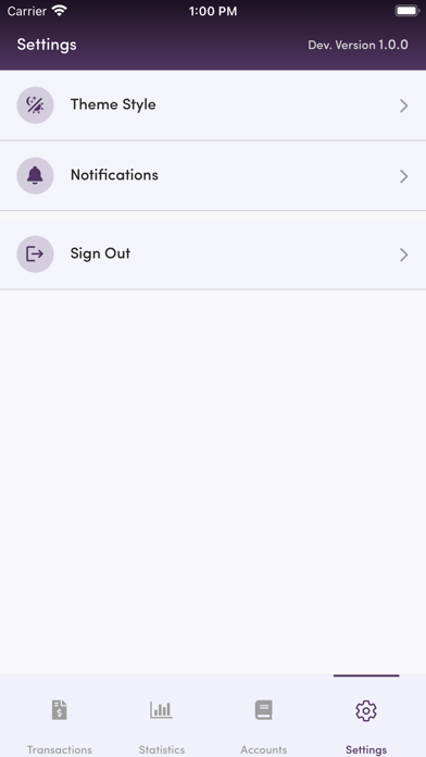 CaterAt: Account Management screenshot 1
