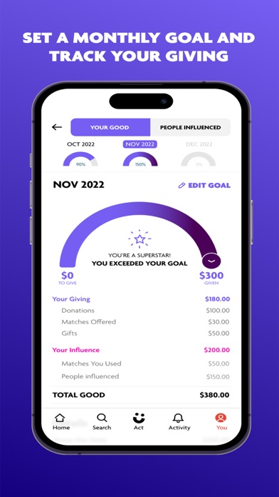 Cauze: Charitable Giving screenshot 3