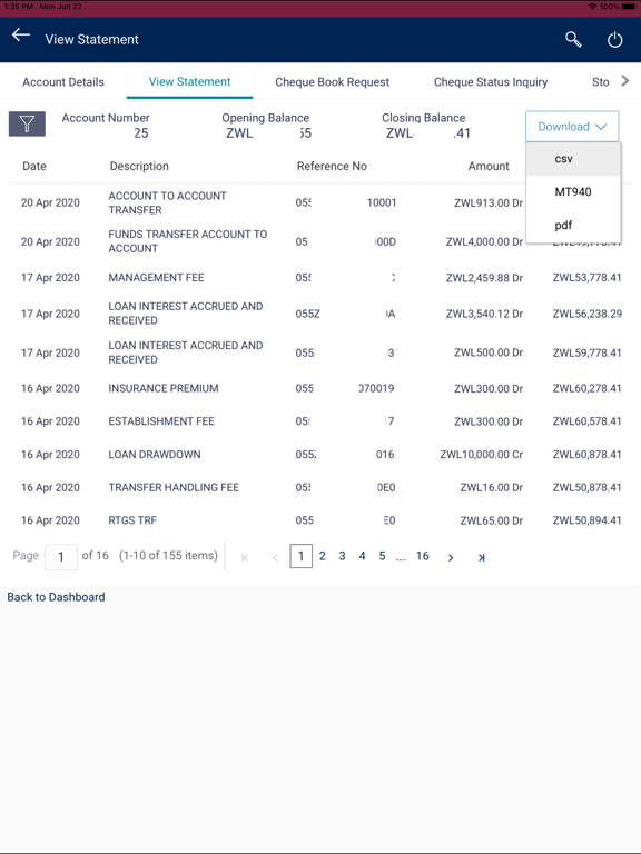 CBZ Online screenshot 1