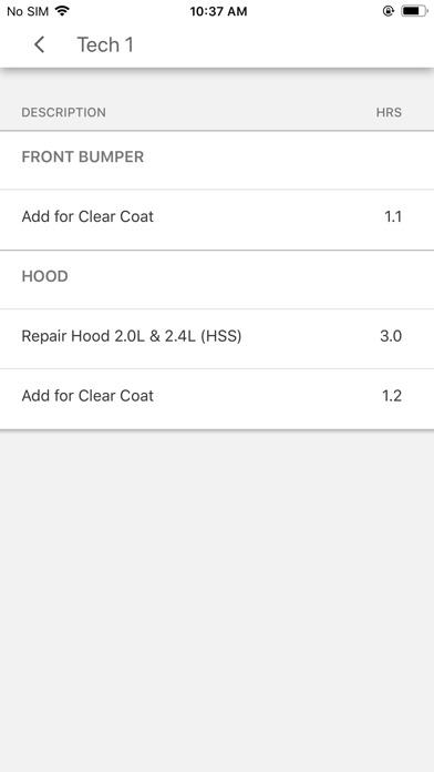 CCC ONE Repair Facility screenshot 1