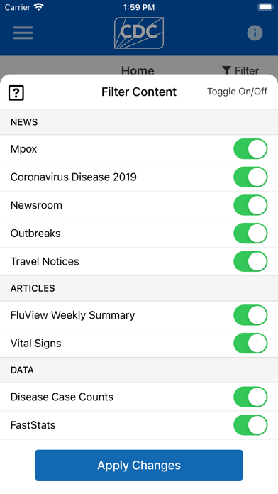 CDC screenshot 2