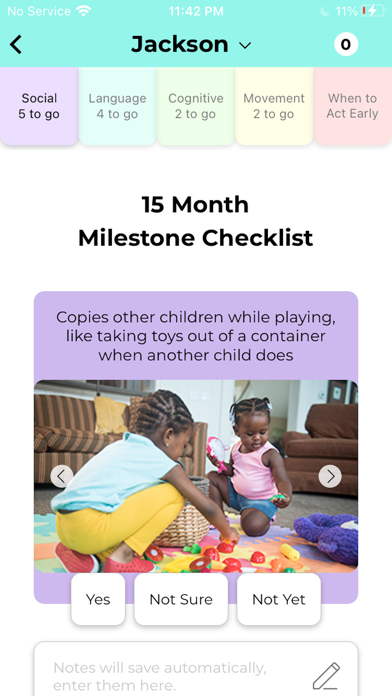 CDC's Milestone Tracker screenshot 3