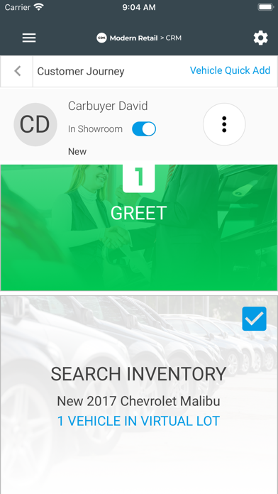 CDK Modern Retail CRM screenshot 2