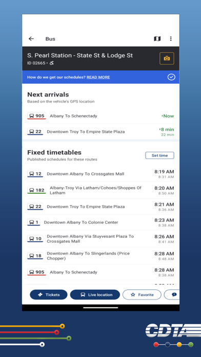 CDTA Navigator screenshot 1
