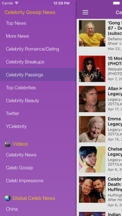 Celebrity Gossip Breaking News screenshot 1